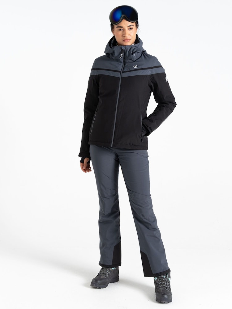 Dare 2b Womens Flurry Ski Black Jacket - Image 2 of 9