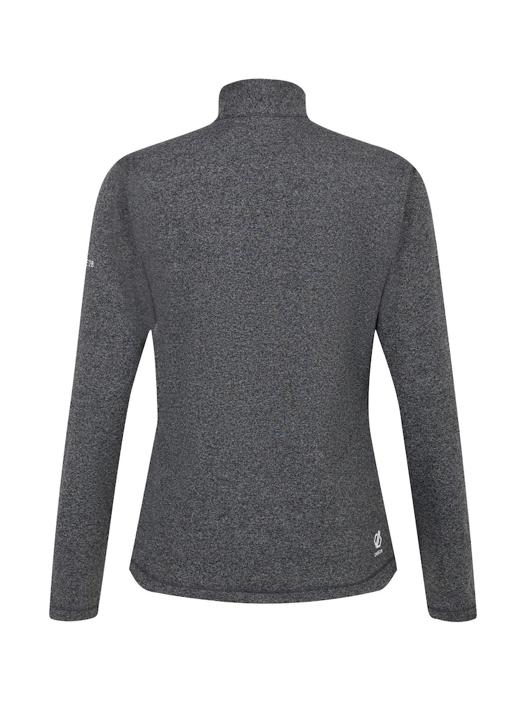 Dare 2b Womens Grey Lowline II Lightweight Core Stretch Midlayer Jumper - Image 3 of 3