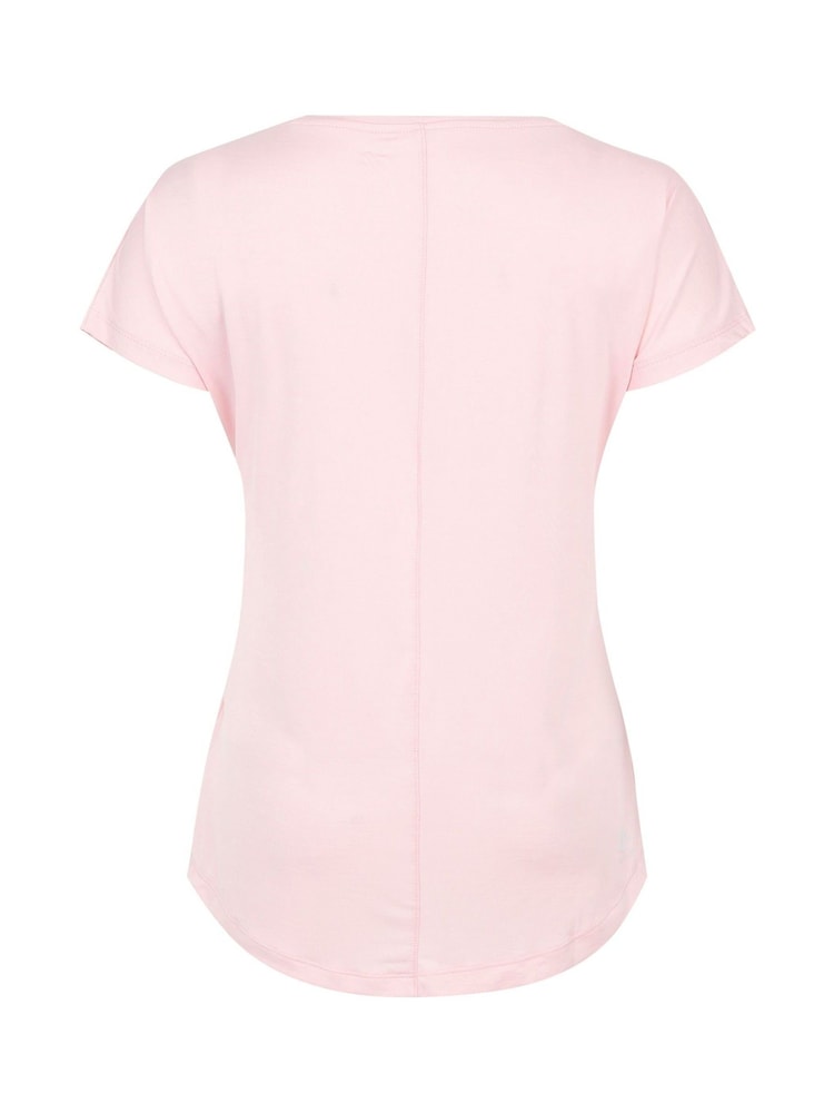 Dare 2b Womens Pink Vigilant Lightweight T-Shirt - Image 6 of 6