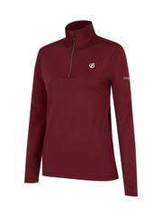 Dare 2b Womens Red Lowline II Lightweight Core Stretch Midlayer Jumper - Image 6 of 6