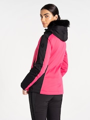 Dare 2b Womens Pink Frenzied Ski Jacket - Image 3 of 6