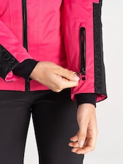 Dare 2b Womens Pink Frenzied Ski Jacket - Image 4 of 6