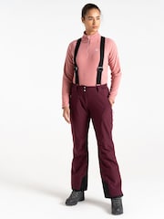 Dare 2b Womens Red Effused II Recycled Ski Trousers - Image 1 of 9