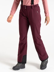 Dare 2b Womens Red Effused II Recycled Ski Trousers - Image 4 of 9