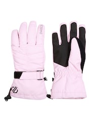 Dare 2b Womens Pink Acute Waterproof Ski Gloves - Image 2 of 4