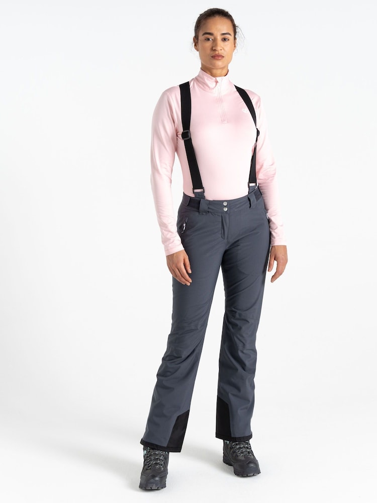 Gris - Dare 2b Womens Diminish Waterproof Insulated Ski Trousers - Imagen 1 de 9