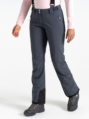 Gris - Dare 2b Womens Diminish Waterproof Insulated Ski Trousers - Imagen 3 de 9