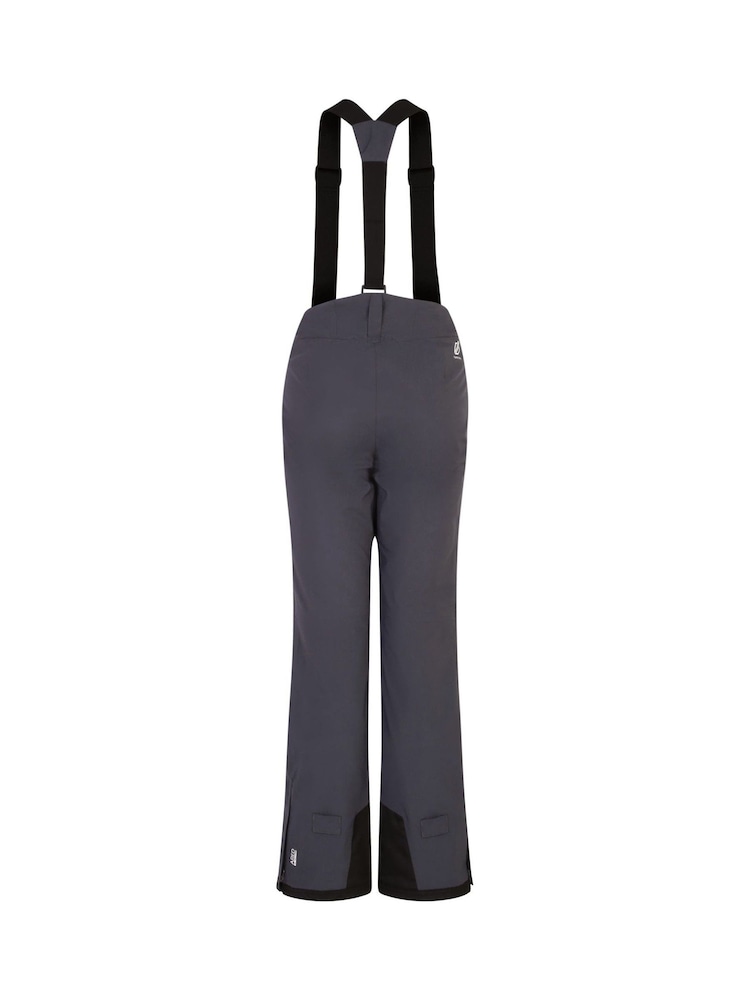 Gris - Dare 2b Womens Diminish Waterproof Insulated Ski Trousers - Imagen 9 de 9