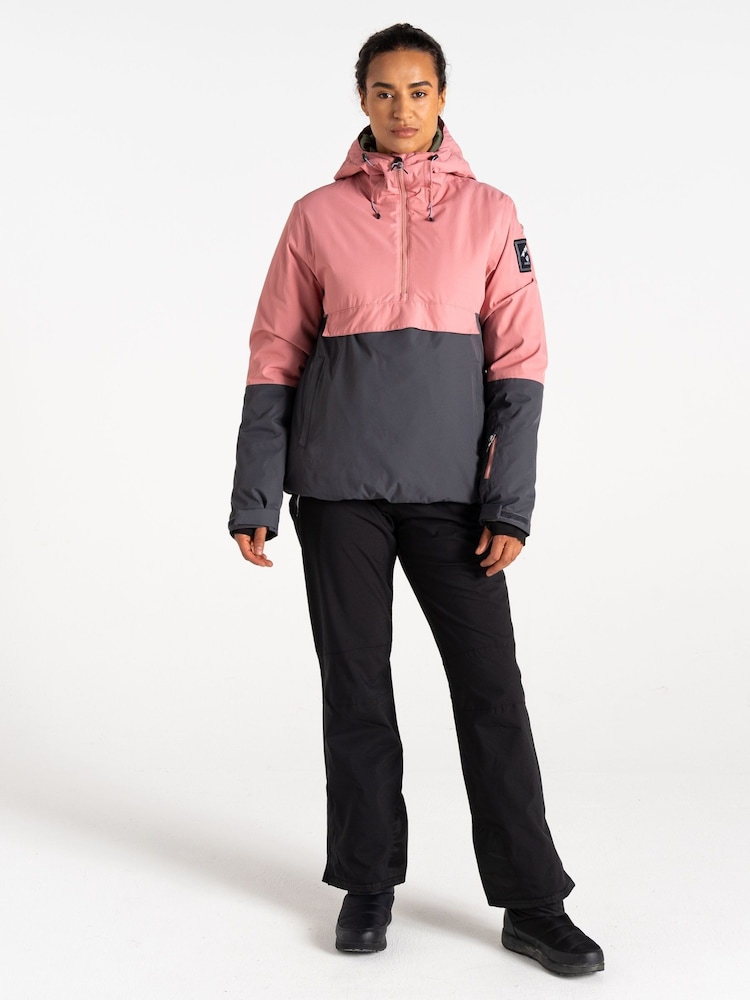 Dare 2b Womens Pink Snowburst Overhead Ski Jacket - Image 2 of 9