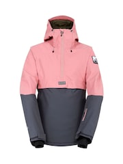 Dare 2b Womens Pink Snowburst Overhead Ski Jacket - Image 7 of 9