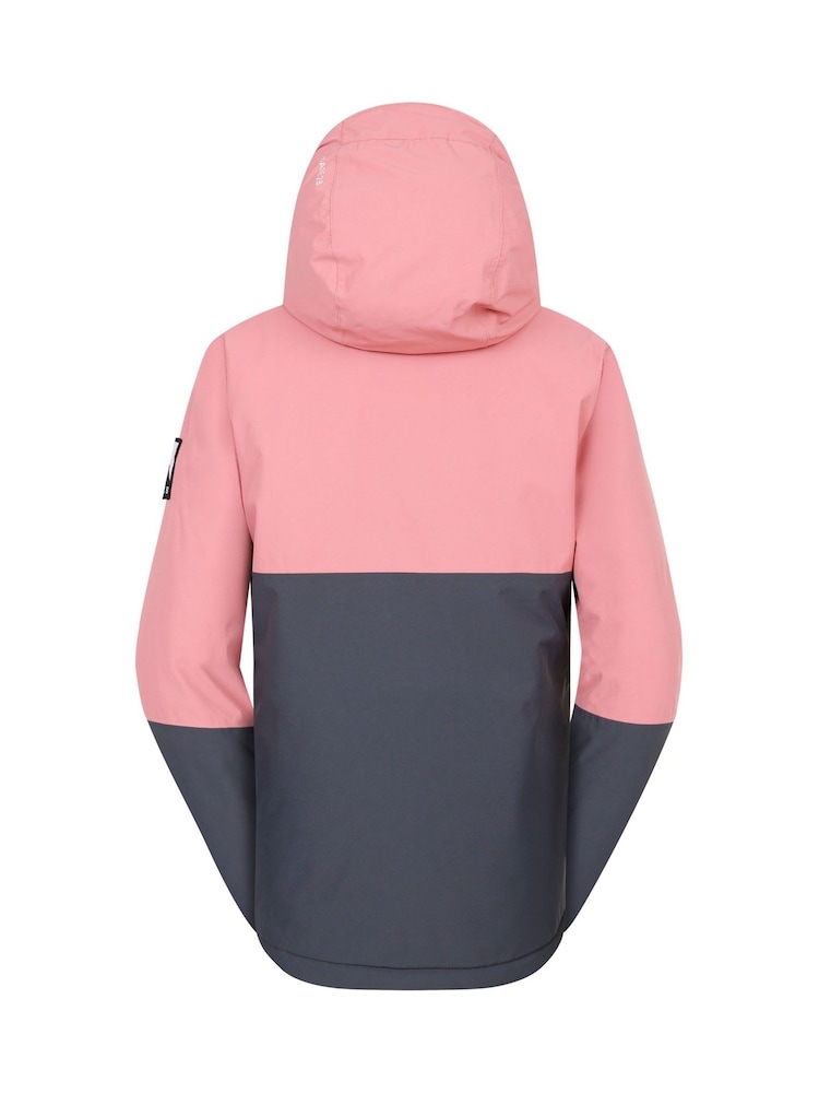 Dare 2b Womens Pink Snowburst Overhead Ski Jacket - Image 9 of 9