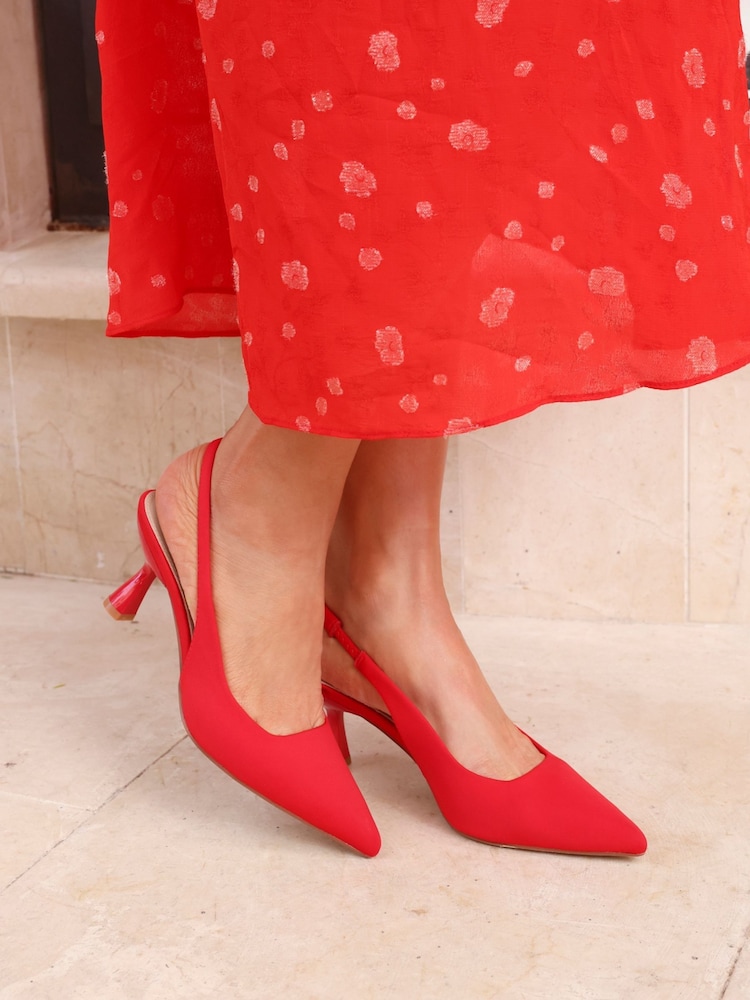 rdeča - Linzi Presley Stiletto Pointed salonarji in čevlji z visoko peto - Slika 1 iz 5 rdeča - Linzi Presley Stiletto Pointed salonarji in čevlji z visoko peto - Slika 1 iz 5