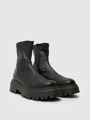 Schuh Amiyah Chunky nogavice Ankle črna gležnjarji - Slika 2 iz 4