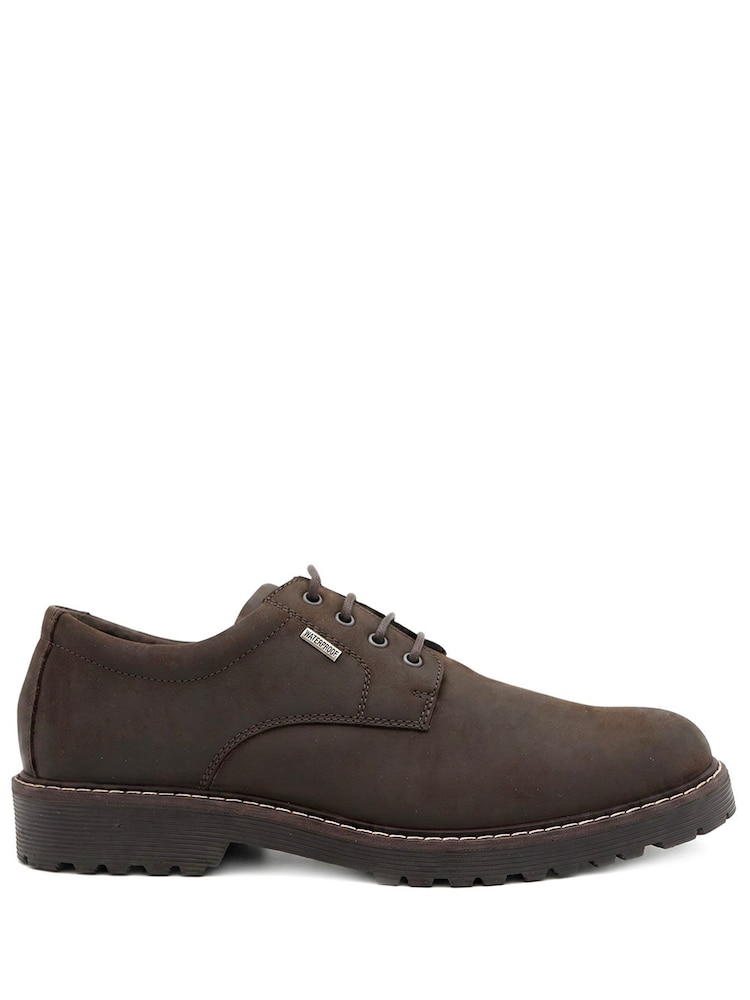 Jones Bootmaker Brown Halewood Waterproof Leather Derby Shoes - Image 2 of 6 Jones Bootmaker Brown Halewood Waterproof Leather Derby Shoes - Image 2 of 6