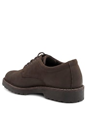 Jones Bootmaker Brown Halewood Waterproof Leather Derby Shoes - Image 4 of 6