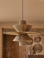 Natural Raffia Easy Fit Ceiling Light - Image 2 of 5