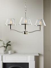 Brushed Chrome Stroud 3 Light Flush Fitting - Image 2 of 5