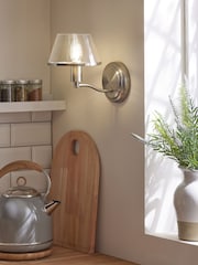 Brushed Chrome Stroud Wall Light - Image 1 of 5