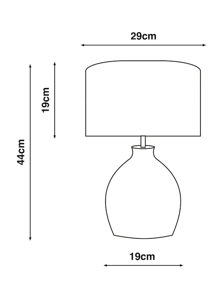 White Isla Table Lamp - Image 5 of 5