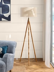 Natural Clifton Tripod Floor Lamp - Image 2 of 5