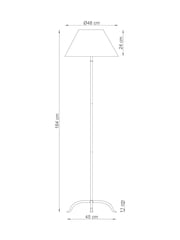 Brass Spencer Floor Lamp - Image 5 of 6