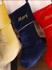 Personalised Velvet Christmas Stocking by Dibor - Image 3 of 4
