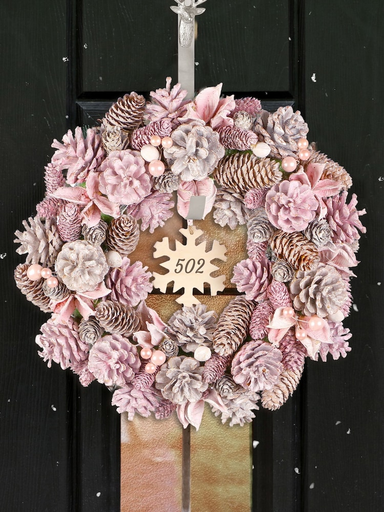 Personalised Christmas Wreath by Dibor - Image 1 of 5