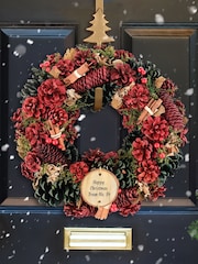 Personalised Christmas Wreath by Dibor - Image 1 of 5
