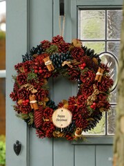 Personalised Christmas Wreath by Dibor - Image 2 of 5