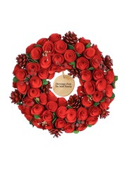 Personalised Christmas Wreath by Dibor - Image 2 of 5