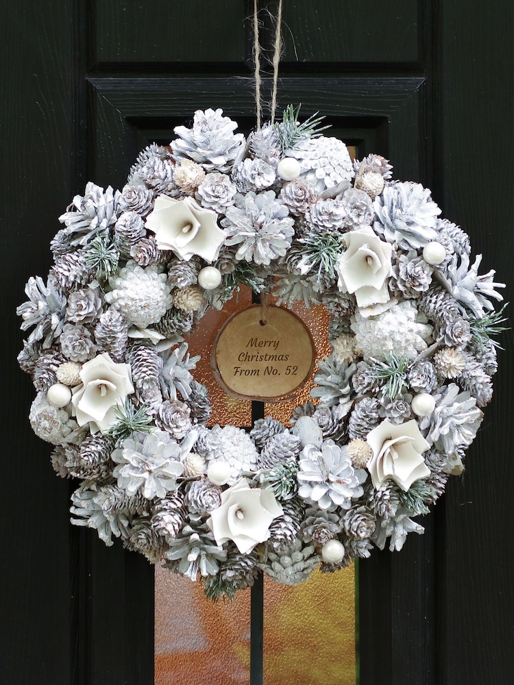Personalised Christmas Wreath by Dibor - Image 1 of 4