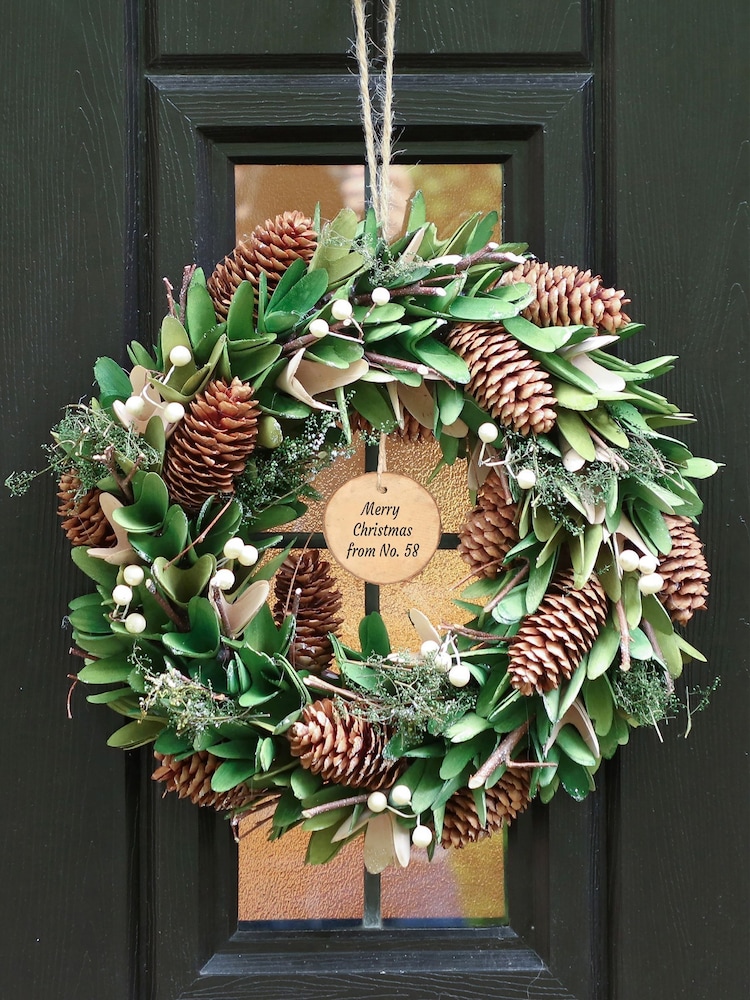 Personalised Christmas Wreath by Dibor - Image 1 of 5