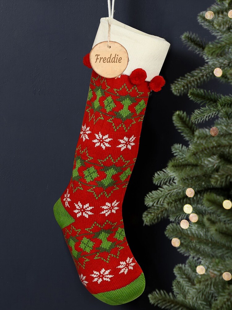 Personalised Christmas Stocking by Dibor - Image 1 of 5