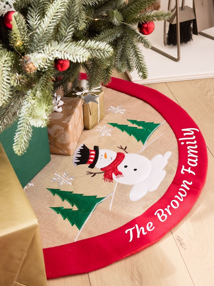 Personalised Christmas Tree Skirt by Dibor - Image 1 of 5