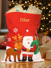 Personalised Christmas Santa Sack by Dibor - Image 1 of 4