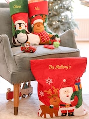 Personalised Christmas Santa Sack by Dibor - Image 3 of 4