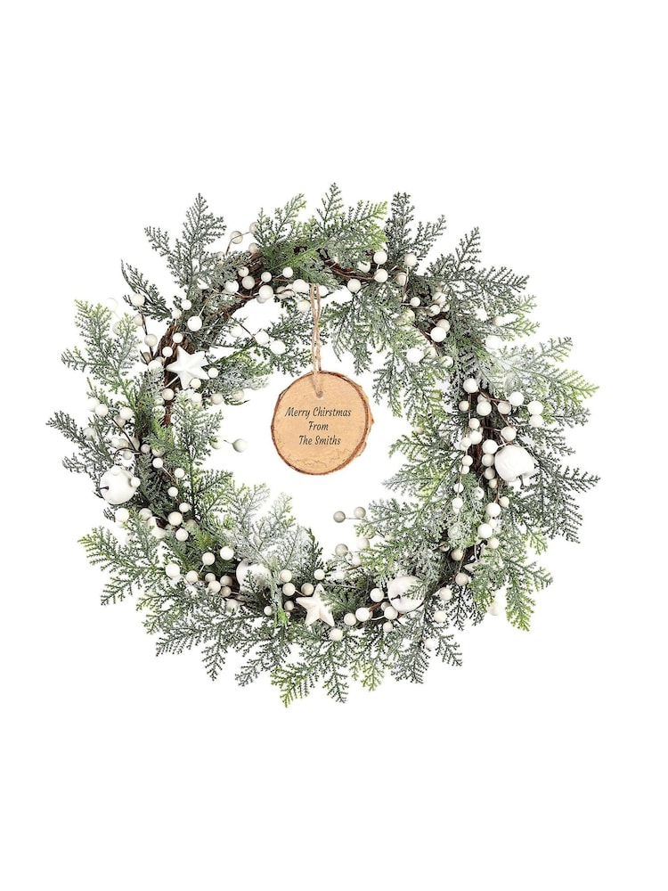 Personalised Christmas Wreath by Dibor - Image 2 of 5