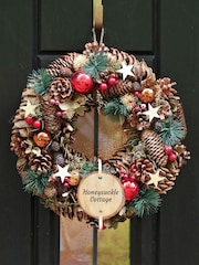 Personalised Christmas Wreath by Dibor - Image 1 of 5