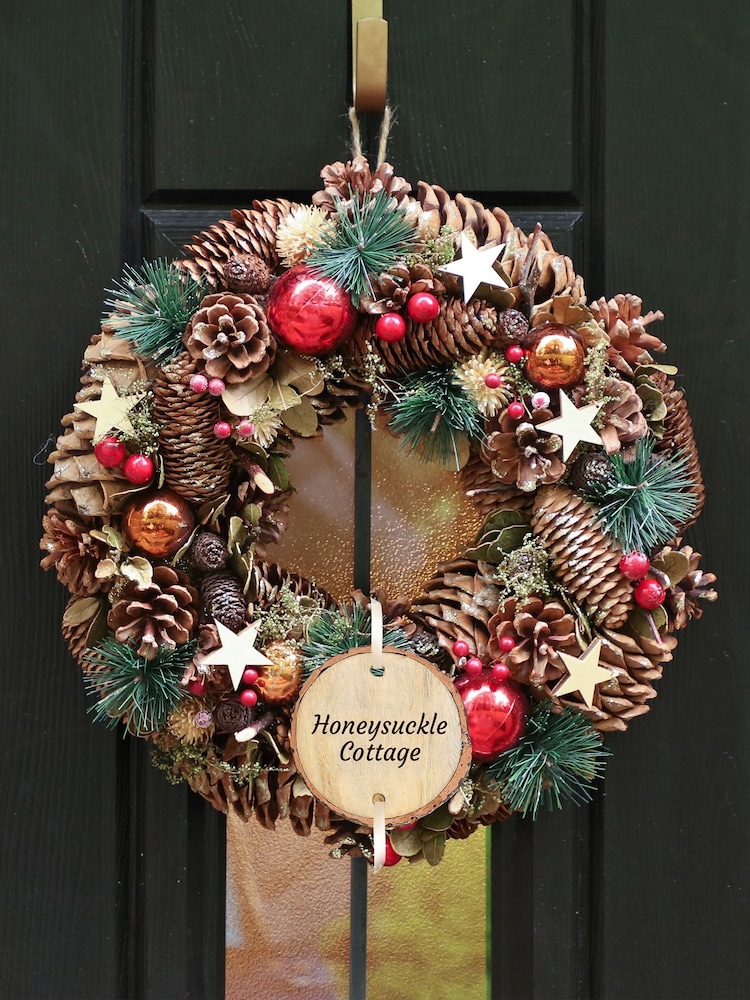Personalised Christmas Wreath by Dibor - Image 1 of 5