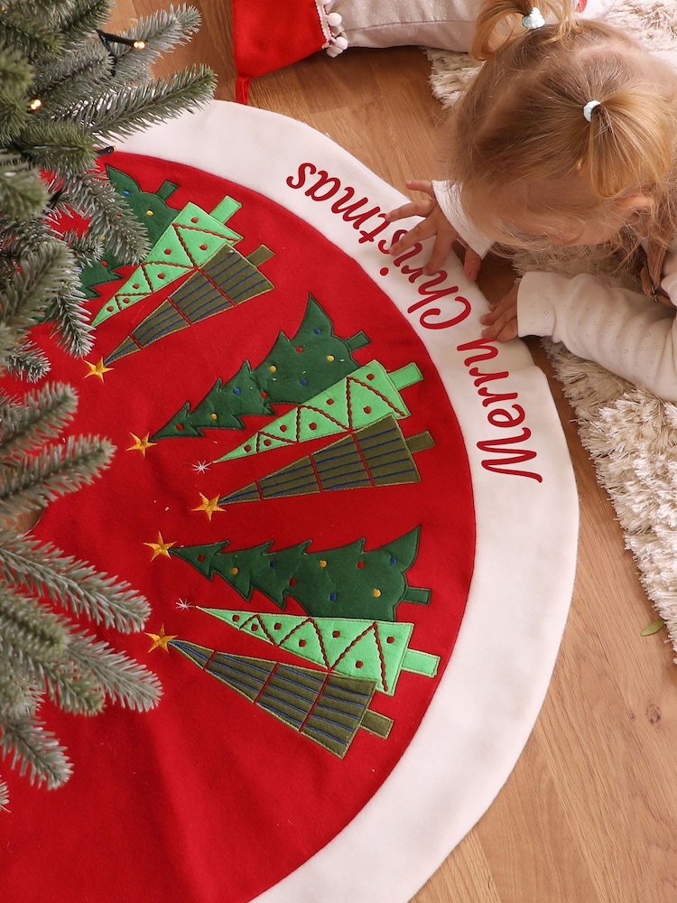 Personalised Christmas Tree Skirt by Dibor - Image 1 of 3