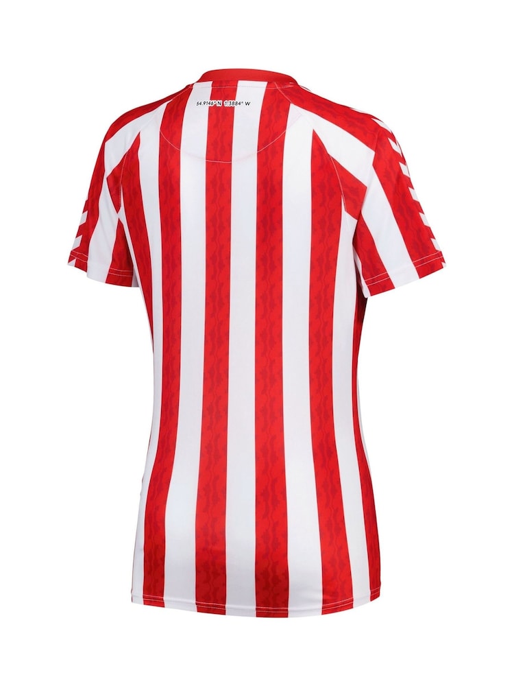 Fanatics Womens Red Sunderland Home Shirt 2024-25 - Image 3 of 3