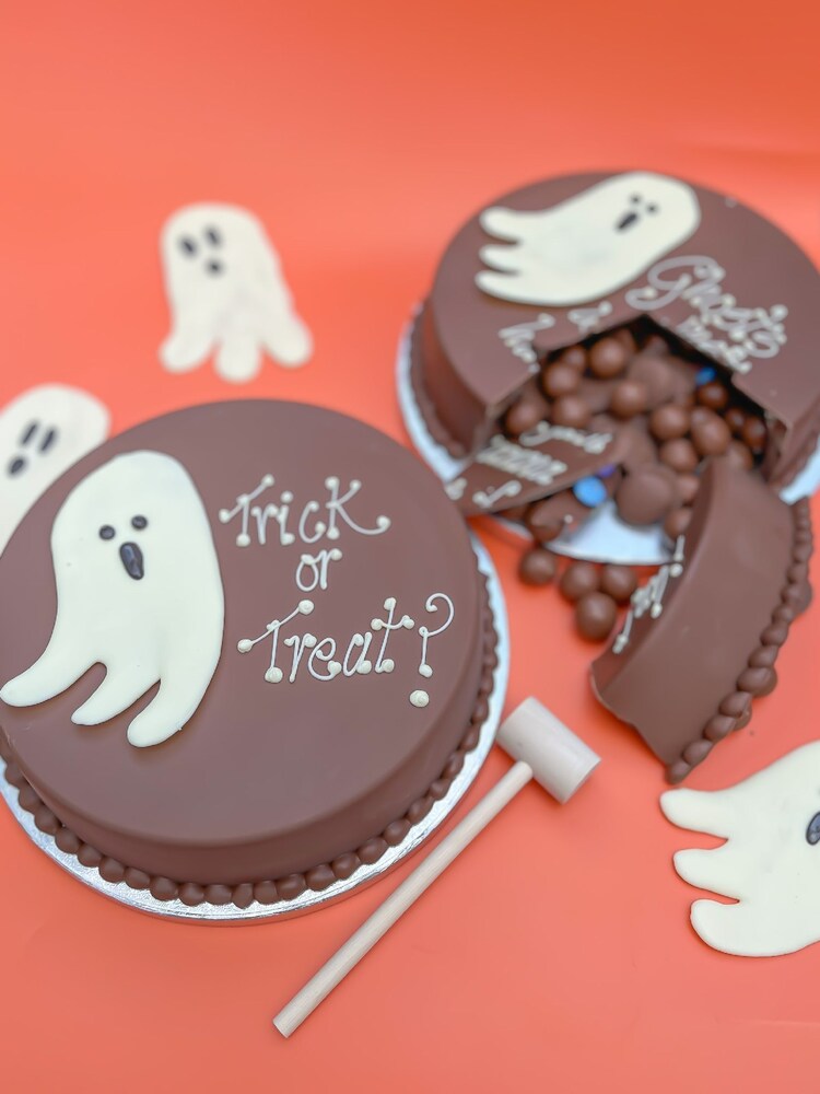 Halloween Ghost Smash Cake by Sweet Trees - Image 1 of 3
