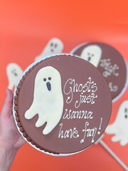 Halloween Ghost Smash Cake by Sweet Trees - Image 2 of 3
