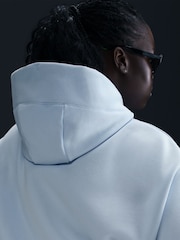 Nike Light Blue Tint Curve Sportswear Phoenix Fleece Oversized Pullover Hoodie - Image 6 of 6