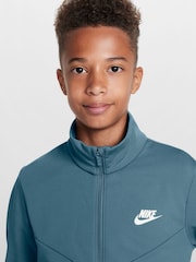 Дымчато-синий - спортивный костюм на молнии Nike - Image 2 of 3