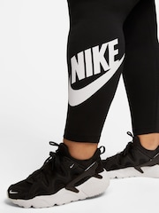 Nike Black Curve Sportswear Classics High-Waisted Graphic Leggings - Image 4 of 4