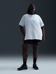 Nike Light Blue Tint Curve Sportswear Essential T-Shirt - Image 1 of 5