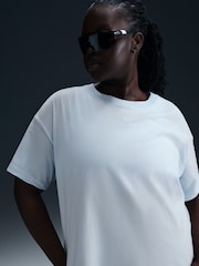 Nike Light Blue Tint Curve Sportswear Essential T-Shirt - Image 3 of 5