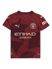 Puma Burgundy Red Kids Boys Manchester City 24/25 Third Minikit - Image 5 of 7