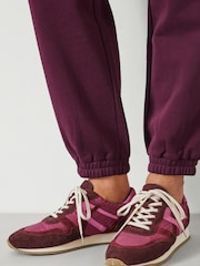 Hush Pink Rylee Retro Trainers - Image 1 of 5